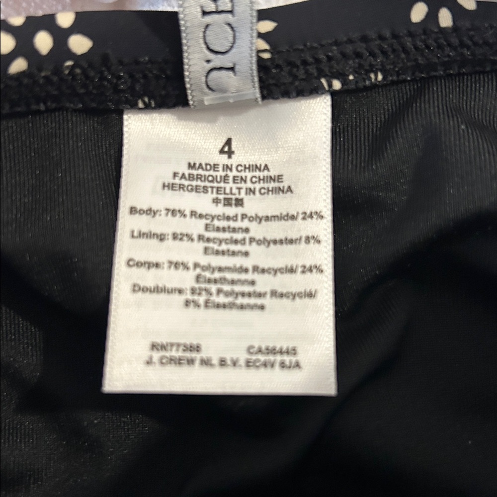 NWT J. Crew Gemma Ruched Bandeau Swimsuit - Picture 8 of 10
